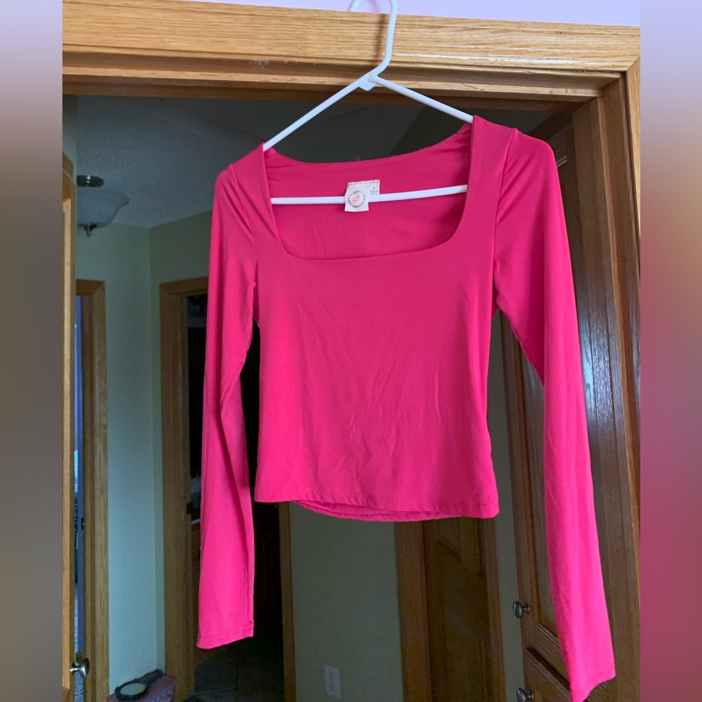 Square neck top